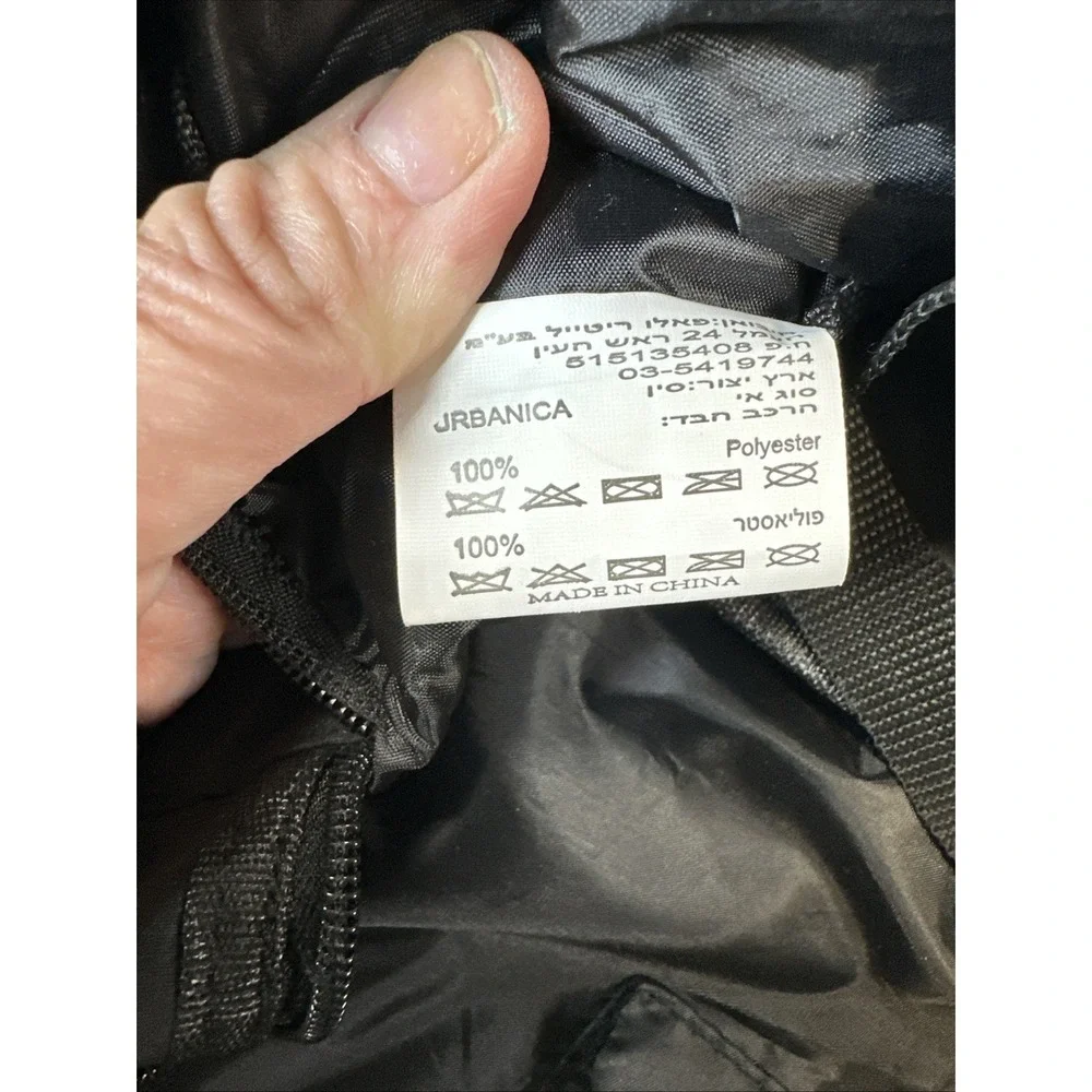 Urbanica Black Nylon Duffle Bag NWT Polyester